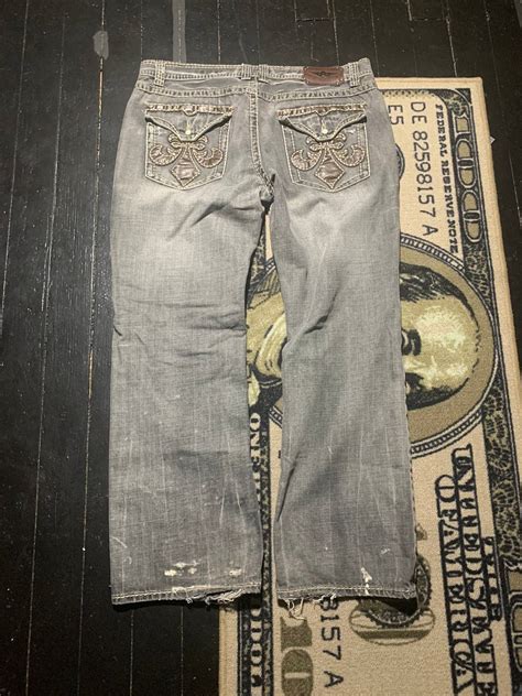 Vintage Vintage Y2k Affliction Jeans Faded Wide Baggy Grailed