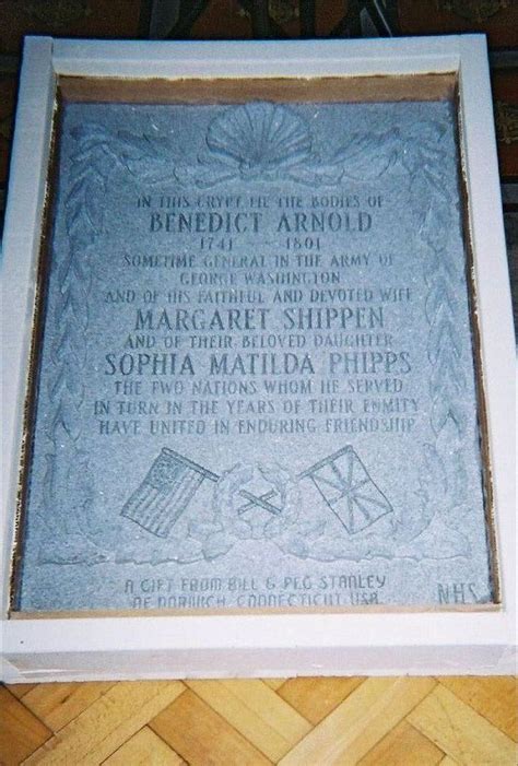 Benedict Arnold 1741 1801 Find A Grave Memorial