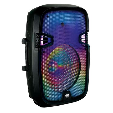 Naxa Portable 15 Inch Bluetooth Blaze Party Speaker With Full Glow