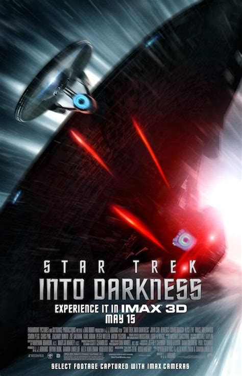 Boxofficebenful Star Trek Into Darkness Nuovo Poster Imax Mostra La U S S Vengeance Contro La