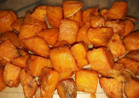 Dari jajanan tahu goreng, tahu isi, tahu roket, dan lain sebagainya. Olahan Dari Ubi Jalar Kuning - Resep Stik Ubi Krispy Ubi ...