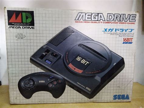 Mega Drive 1 Japonês Completo Na Caixa Móvel P Casa Sega Usado