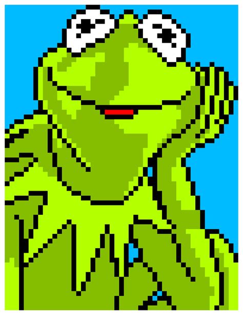 Kermit The Frog Pixel Art Maker