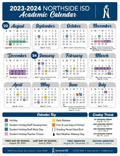 Nisd Academic Calendar 2023 2024 Get Calendar 2023 Update