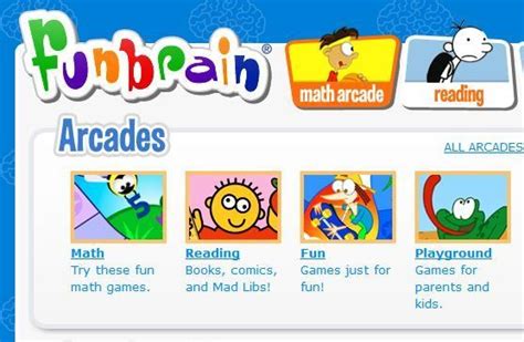 Funbrain Funbrain Offers Several Interactive Educational Games For