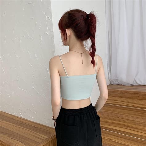 Free Shipping Basic Tube Top Female Crop Top Strapless Top Seamless
