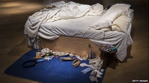 tracey emin says bed contains ghost of her past bbc news