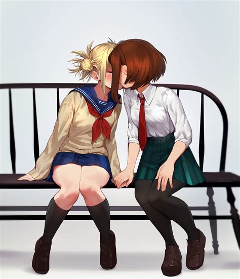 Toga And Uraraka In Lesbians With Each Other My Hero Academia Know