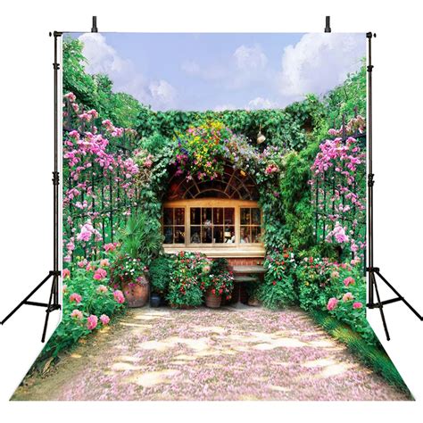Buy Flowers Photography Backdrops Garden Backdrop For