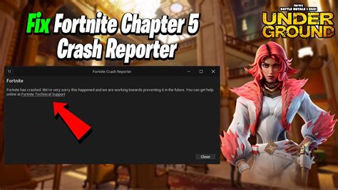 How To Fix Fortnite Chapter 5 Crashing Fortntie Athena Crash Reporter
