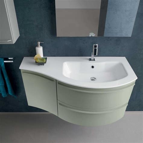 Maybe you would like to learn more about one of these? N12 - Atlantic wall mounted curved bathroom vanity ...