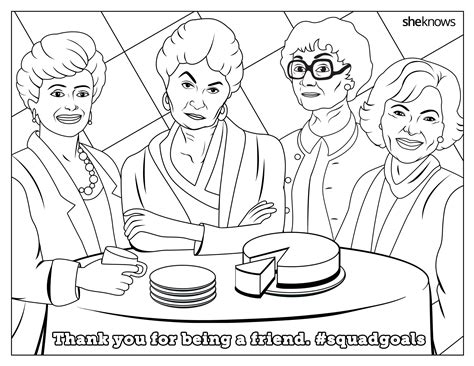 Do you do sheet music? This "Golden Girls" Printable Coloring Page Is Everything (With images) | Coloring books ...