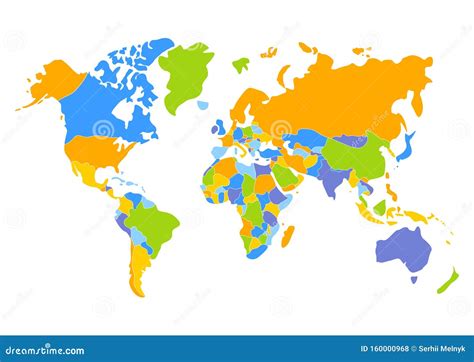 World Map Vector Stock Vector Illustration Of Grid 160000968
