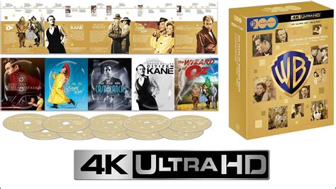 Warner Bros Classic Hollywood 5 Film 4k Ultra Hd Collection 100 Year