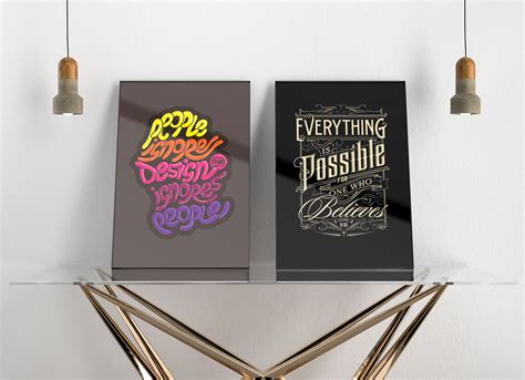 Download Free 3D Twin Photo / Poster Frame Mockup PSD - Good Mockups