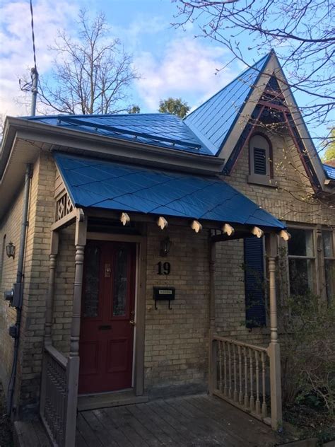 Blue steel roof is advantageous for its low cost, durability, and ease of installation. Heron Blue Diamond Steel Roofing | Metal Roofing ...