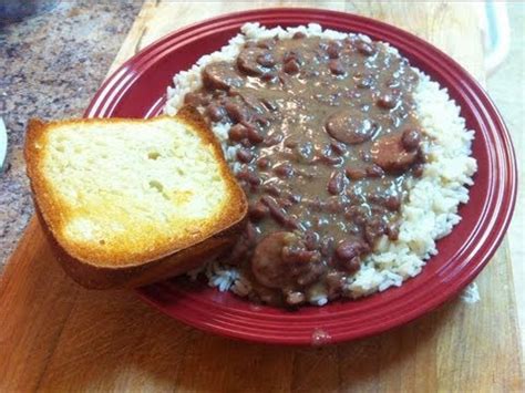 Fifteen minutes before serving, remove 1 cup of beans to a bowl and, using a fork, mash them and stir back into the pot to enhance the creamy. New Orleans Style Red Beans & Rice Recipe - YouTube