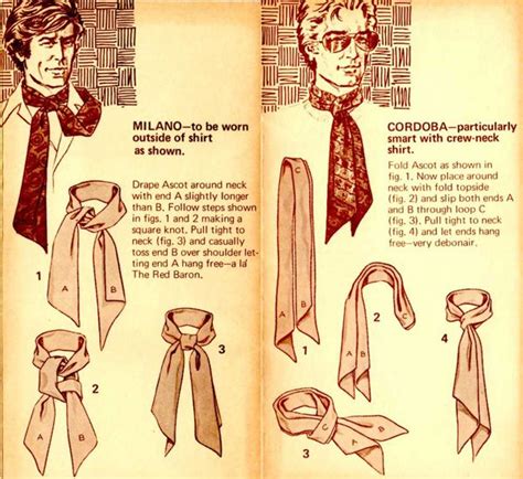 How To Tie An Ascot Ascot Ascot Ties Mens Neckwear