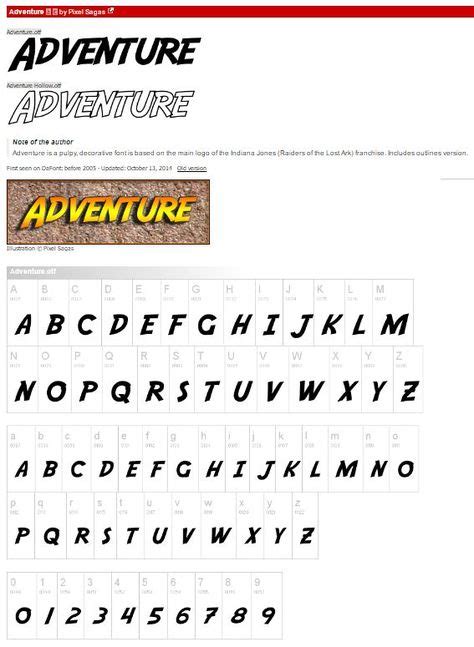 Adventure Font Indiana Jones Adventure Fonts Indiana Jones