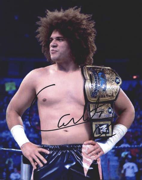 Carlito Cool Signed Authentic 8x10free Shipthe Autograph Bank