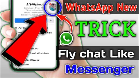 WhatsApp New Trick Fly chat like messenger || 2020 - YouTube