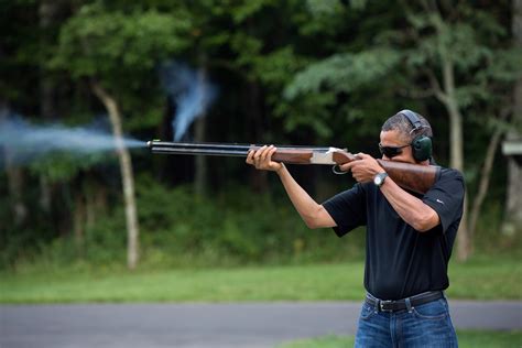 Obamas Skeet Shooting Draws Constructive Advice From Gun Industry