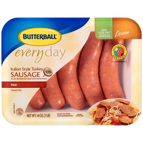 butterball turkey sausage recipes butterball smoked turkey sausage 13 oz central market