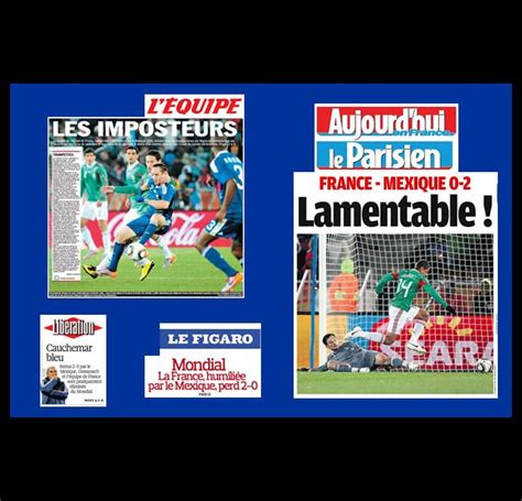 Maybe you would like to learn more about one of these? La presse se déchaine contre L'Equipe de France après la ...