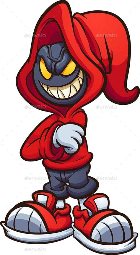 Evil Hooded Character Evil Cartoon Characters Badass Drawings