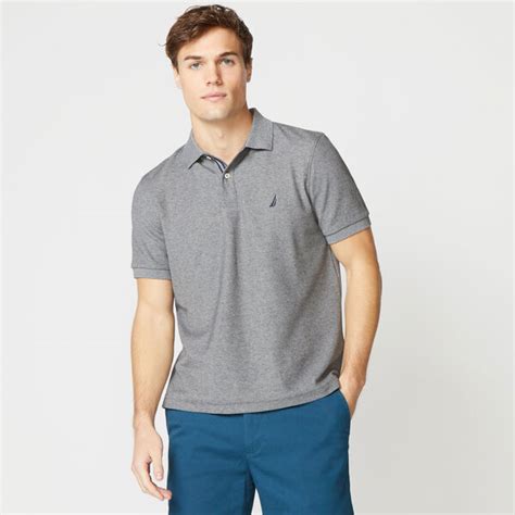 Download 40+ Mens Heather Short Sleeve Polo Shirt Back View Pics ...