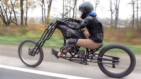 Custom Motorized Chopper Bike Youtube