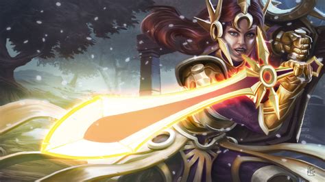 [riot art contest 2017] leona “the radiant dawn” — polycount