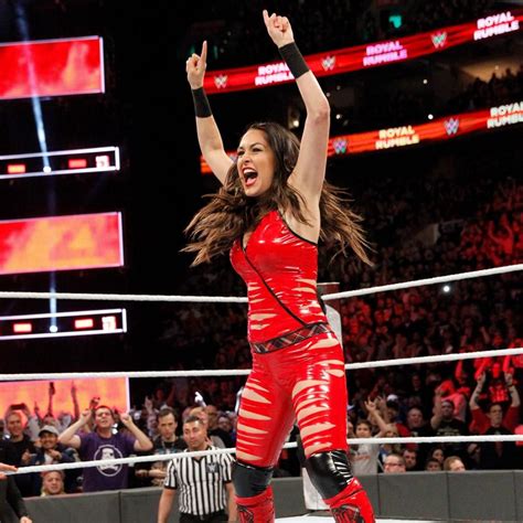 Nikki Isnt The Only Bella To Enter The First Ever Womens Royal Rumble Match As Brie Enters