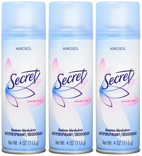Secret Original Powder Fresh Scent Women S Aerosol Antiperspirant And De Mobash