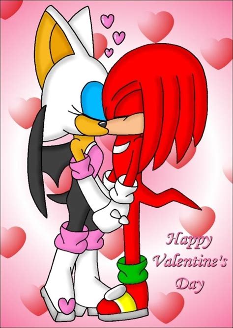 rouge x knuckles kiss knuckles and rouge knuckles and rouge kissing sonic couples