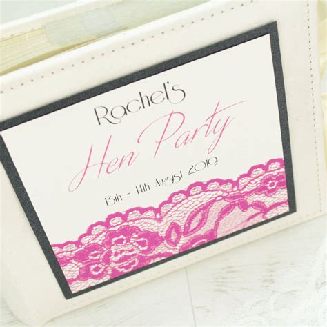 Personalised Hen Party Photo Album By Dreams To Reality Design Ltd