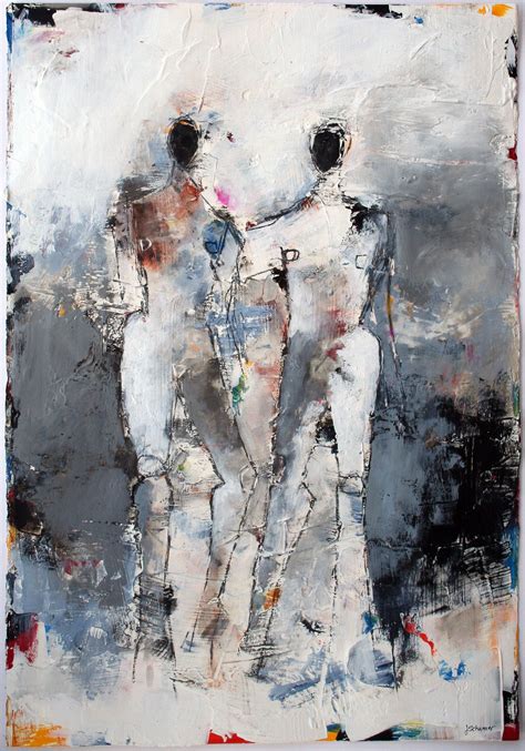Julie Schumer Abstract Figurative Painting Abstract Figure