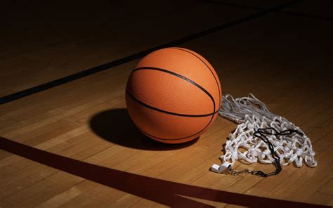 Maybe you would like to learn more about one of these? Basketball ball, net, whistle on the floor - HD wallpaper ...