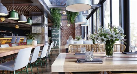 Modern Loft Cafe On Behance