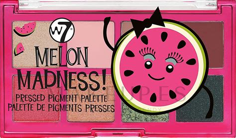 W7 Melon Madness Pressed Pigment Palette Paleta De Sombras De Ojos