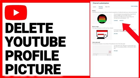 How To Delete Youtube Profile Picture Youtube