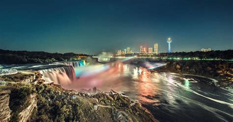 Niagara Falls At Night 4k Ultra Hd Wallpaper High