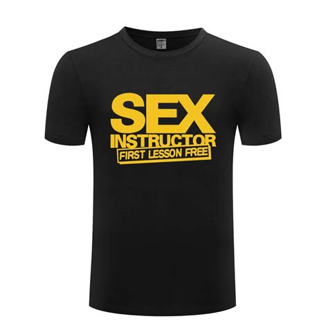 buy sex instructor funny creative mens men t shirt tshirt 2018 new short sleeve