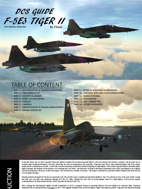 Aerospace industry's largest export successes. Dcs F-5e Tiger II Guide | Fighter Aircraft | Stall (Fluid ...
