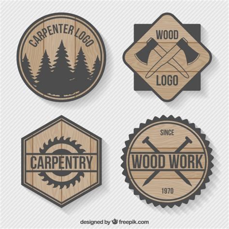 Wood Logo Vector At Collection Of Wood Logo Vector