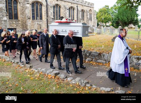 Funeral of young boy Archie Battersbee in Southend on Sea, Essex, UK