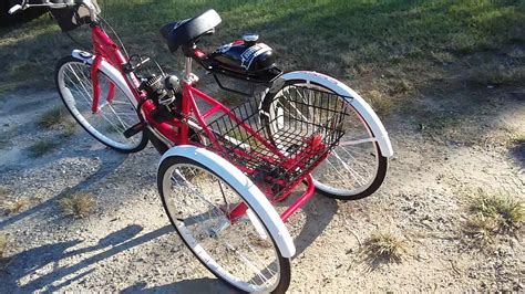 My Motorized Kent 3 Wheel Bicycle Youtube