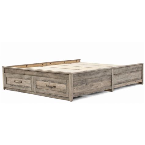 Better Homes And Gardens Modern Farmhouse Platform Bed With Storage