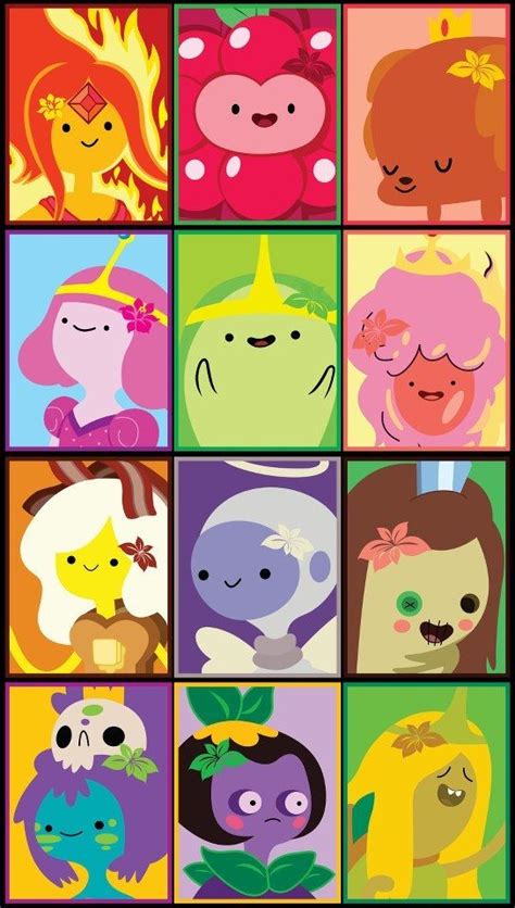 Todas Las Princesas De Hda Adventure Time Cartoon Abenteuerzeit Kunst Abenteuer