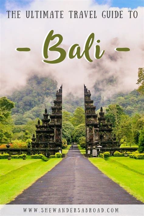The Perfect Bali Travel Guide For First Timers In 2020 Bali Travel